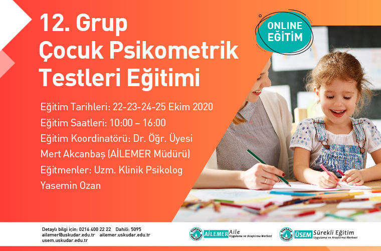 12. Grup Çocuk Psikometrik Testleri