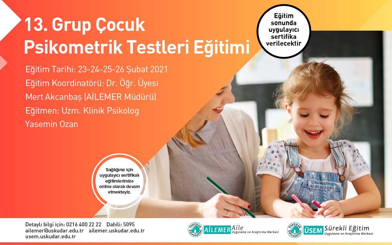13. Grup Çocuk Psikometrik Testleri