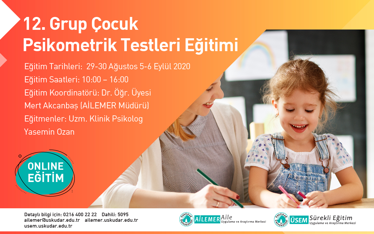 12. Grup Çocuk Psikometrik Testleri