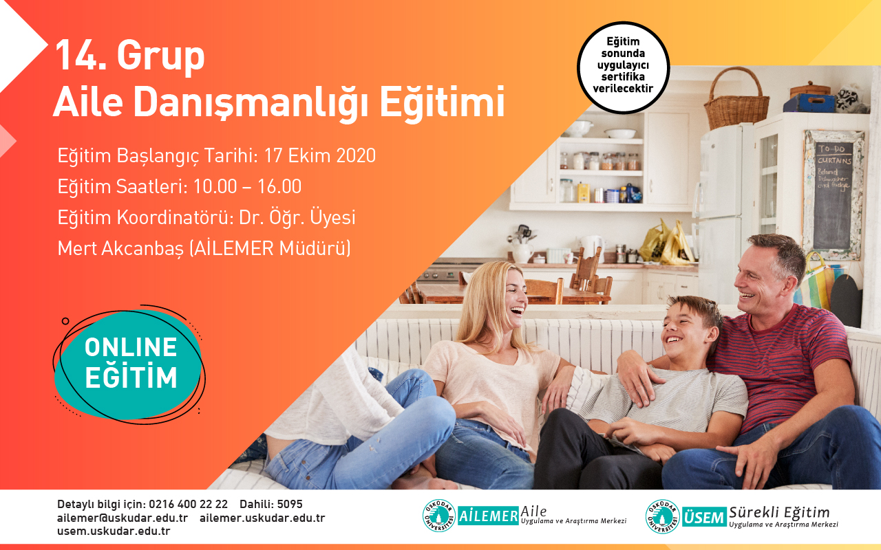 14. GRUP ONLINE AİLE DANIŞMANLIĞI SERTİFİKA PROGRAMI